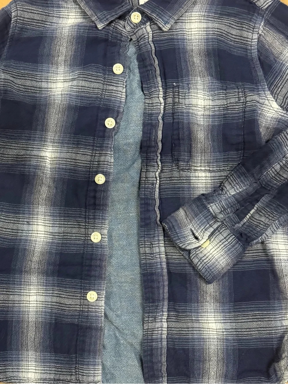 Gap Long Sleeve Button Front Shirt Size Small 6/7
